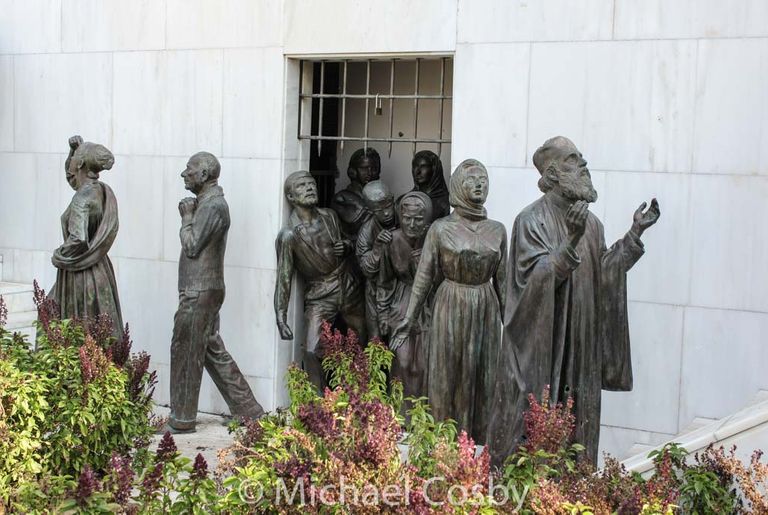 Fig 10. Freedom Monument in Nicosia depicting Greek Cypriots being released from a British prison in 1959.