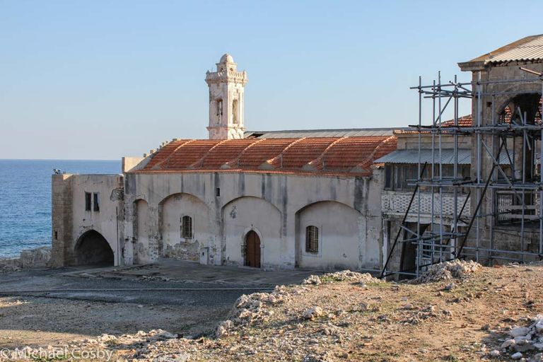 Fig 8. Crumbling remains of the monastery of Saint Andreas