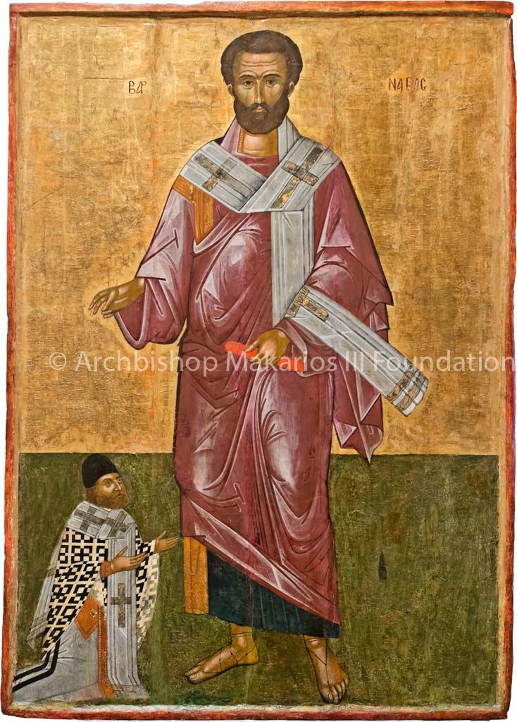 Fig. 21. Photo of the 1550 icon of Barnabas.
