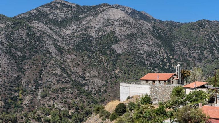 Fig. 10. Church of Elijah, in the mountains north of Limassol.