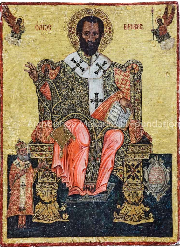 Fig. 28. The 1691 icon of Barnabas.