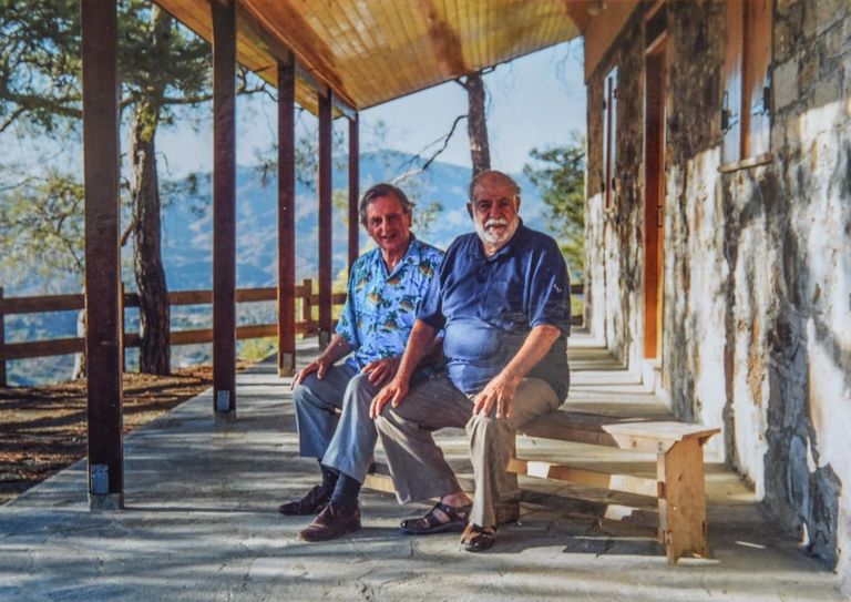 Rig. 26. Photo of old friends Roy Calvocoressi and Dafnis.