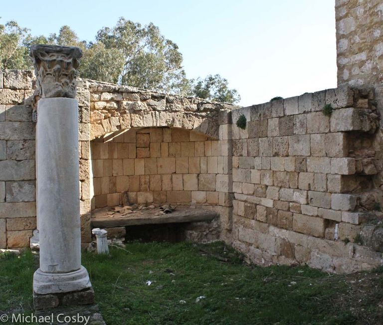 Fig. 15. AN excavated area in the oldest part of the monastery compound.